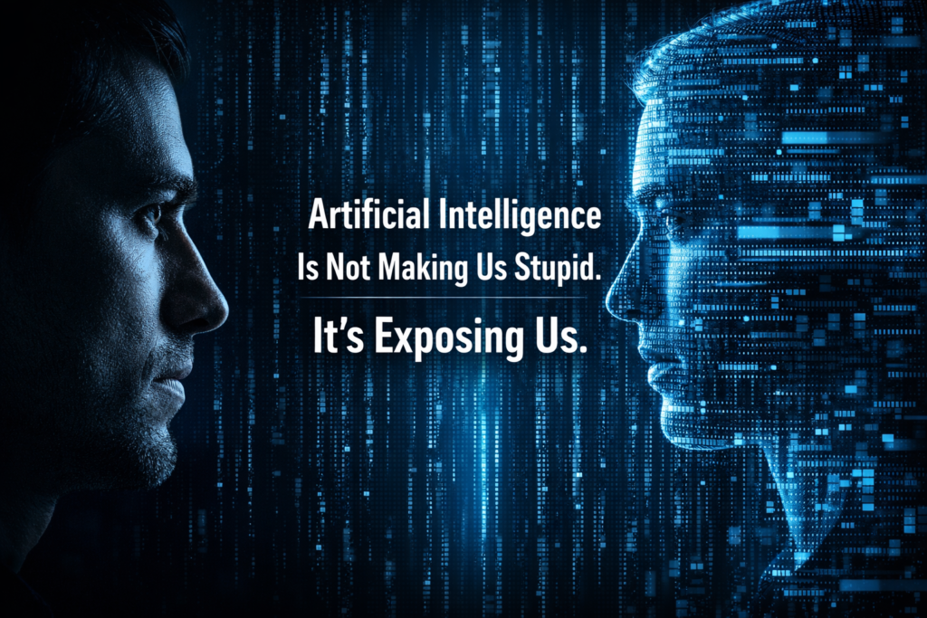 Artificial Intelligence Is Not Making Us Stupid. It’s Exposing Us