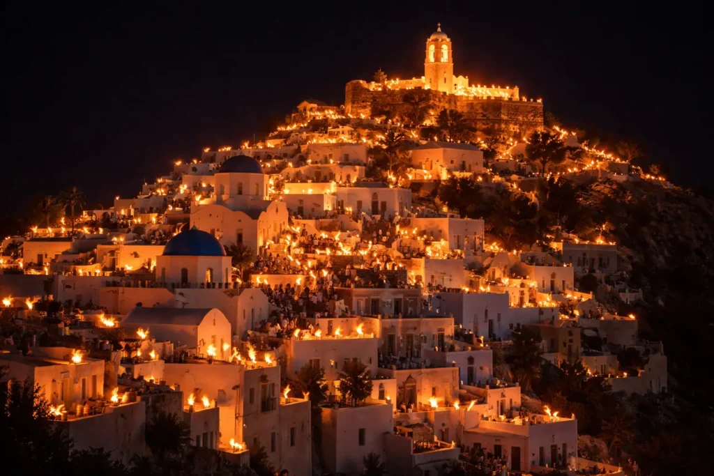 Πάσχα στην Σαντορίνη Πύργος