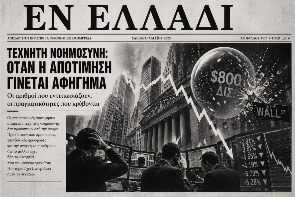 Τεχνητή Νοημοσύνη Όταν η αποτίμηση γίνεται αφήγημα
