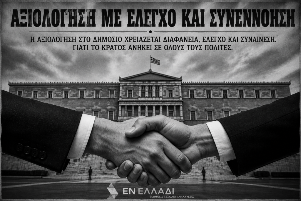 Η αξιολόγηση δεν μπορεί να μείνει χωρίς αξιολόγηση