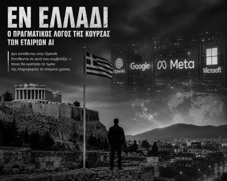 Ο πραγματικός λόγος της κούρσας της Τεχνητής Νοημοσύνης