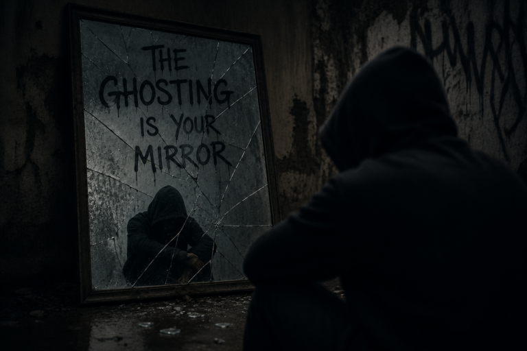 The ghosting is your mirror