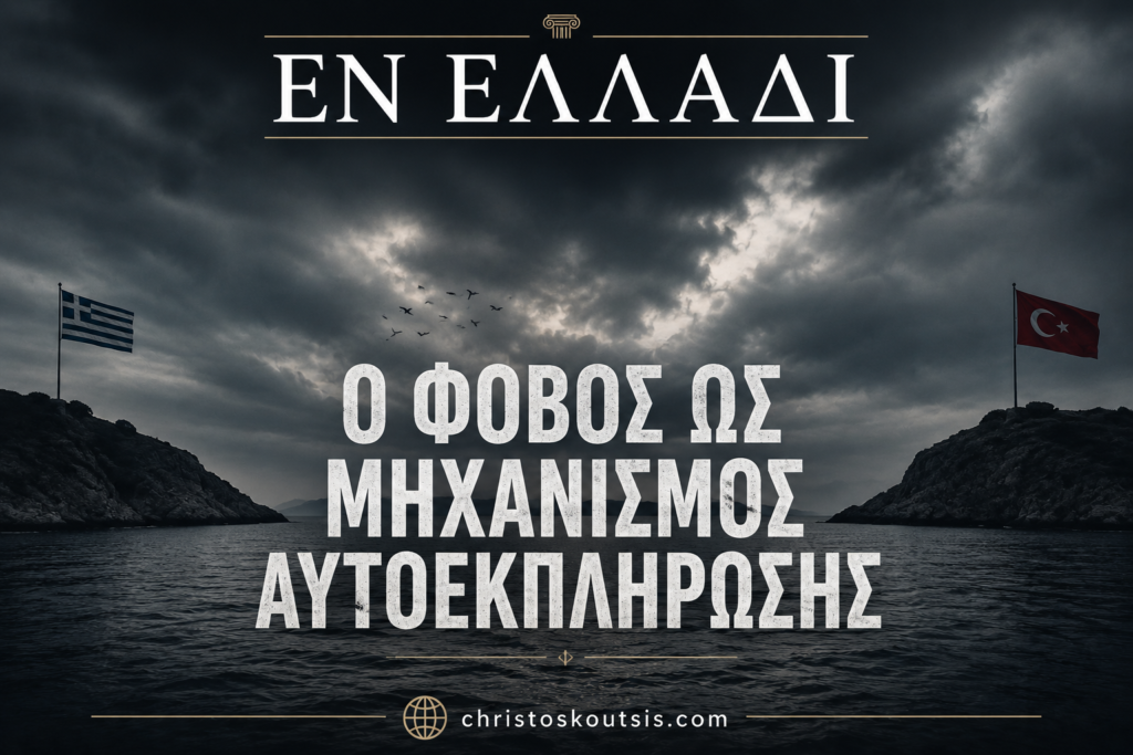 Ο φόβος ως μηχανισμός αυτοεκπλήρωσης