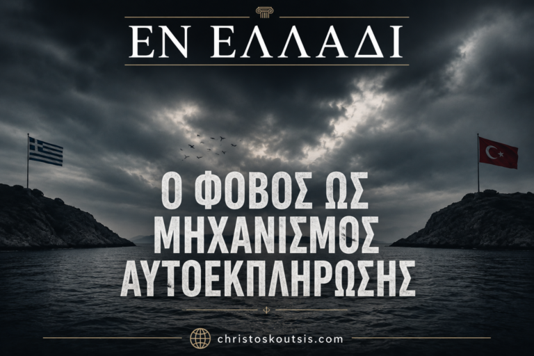 Ο φόβος ως μηχανισμός αυτοεκπλήρωσης
