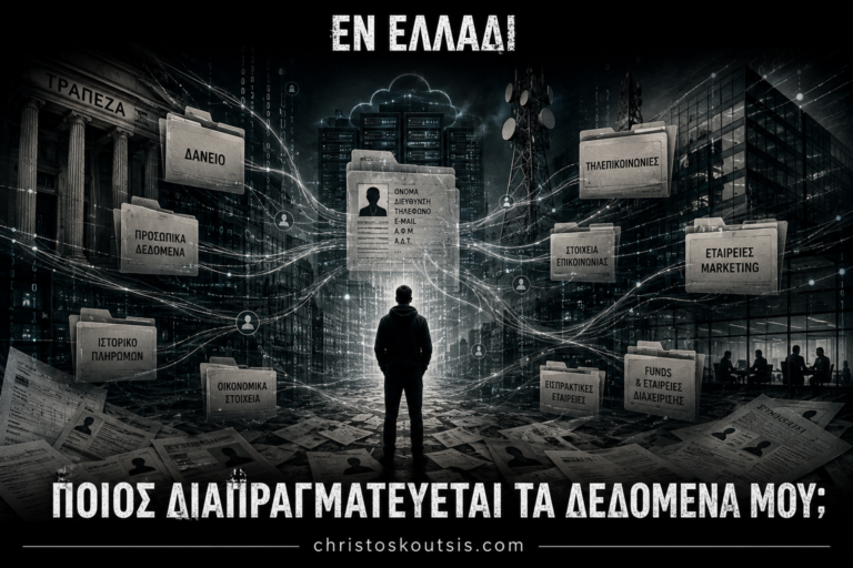 Ποιος διαπραγματεύεται τα δεδομένα μου