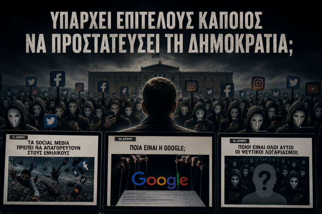 υπάρχει επιτέλους κάποιος να προστατεύσει την δημοκρατία;